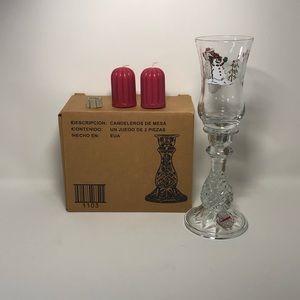 Home Interior and Gifts Holiday Candle Holder Decoration